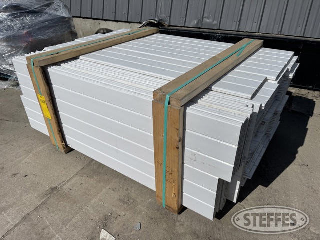 (100) White vinyl fence panels